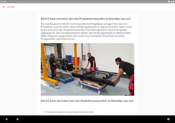 DEUTZ Mobile android App screenshot 0