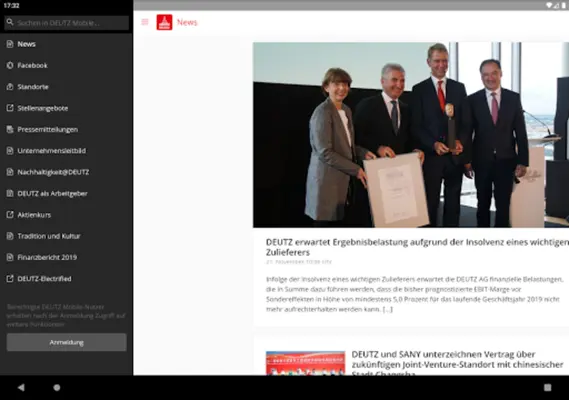 DEUTZ Mobile android App screenshot 1